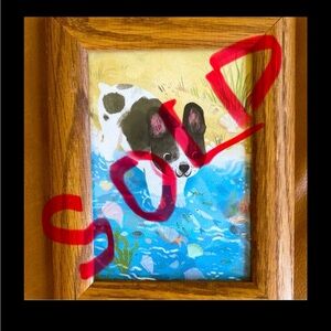 Boston Terrier Watercolor Kathryn Selbert original